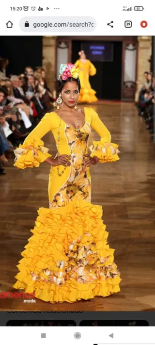 Traje Flamenca Viviana Iorio Talla 36/38