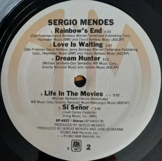 Vinilo LP Sergio Mendes