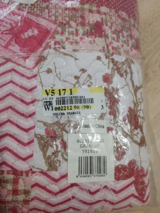 Colcha bouti 90 cm patchwork