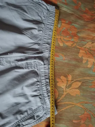 Bermudas hombre algodón gris