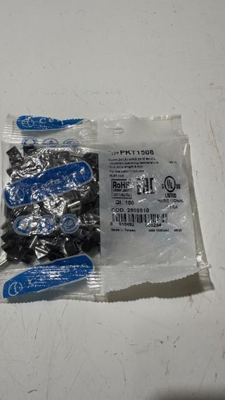 Punteras Cembre dobles 1.5 mm² Bolsa 100 uds