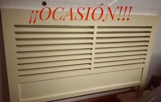 Cabecero de cama de madera color crema 1,60