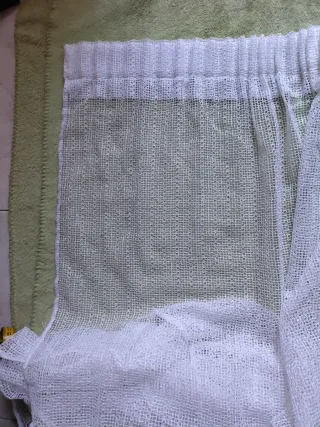 Cortinas blancas de tela