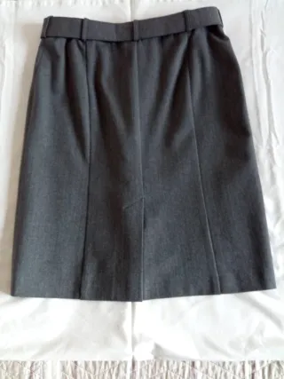 Gonna Pennyblack grigia con cintura