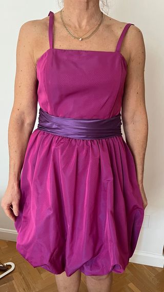 Vestido fiesta morado