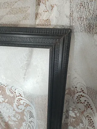 Marco de madera antiguo Cartujano o Holandés