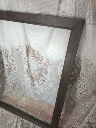 Marco de madera antiguo Cartujano o Holandés