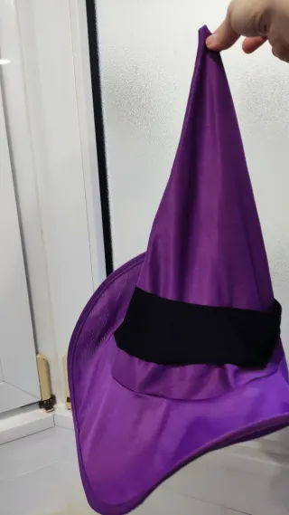 Disfraz Bruja Morado y Negro