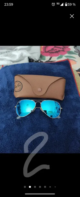 Gafas Ray-Ban Azules Espejo