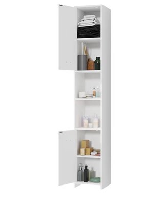 Estantería vertical blanca