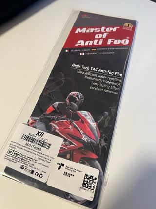 Pinlock antivaho para Casco Moto