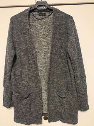 Chaqueta jaspeada hombre gris