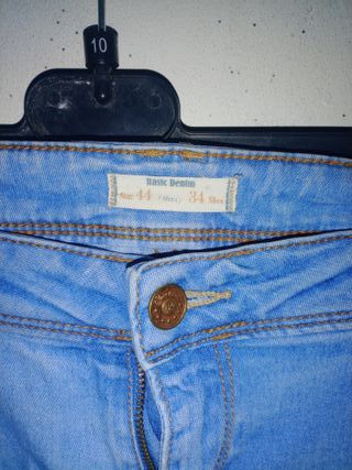 Pantalón vaquero mujer azul