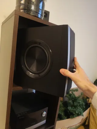 Minicadena Pioneer Negra y Plateada