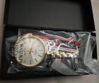 Reloj Curren Acero Inoxidable Dorado y Plateado