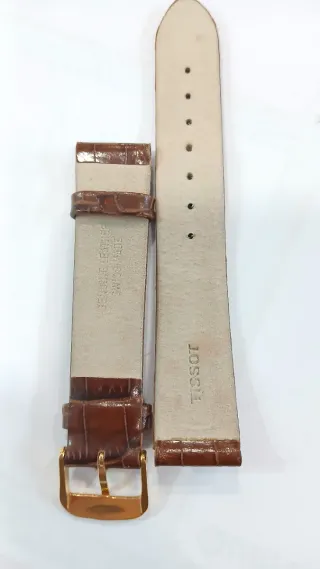 Pulseira Tissot Pele Castanha Original