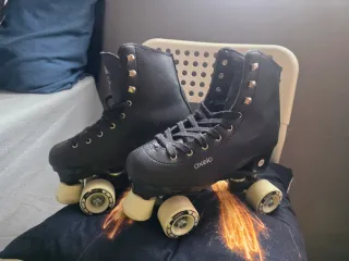 Patines 4 Ruedas Oxelo Negros Talla 38