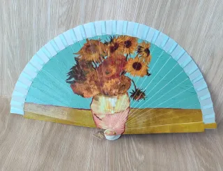 Abanico Los Girasoles Van Gogh