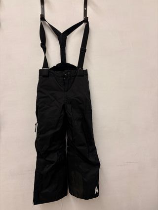 Pantalón de esquí niño con tirantes -negro