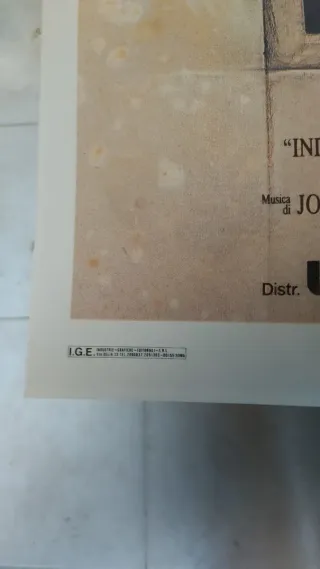 Poster Indiana Jones L'Ultima Crociata Ufficiale