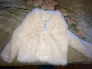 Chaqueta pelo sintético Stradivarius Talla L