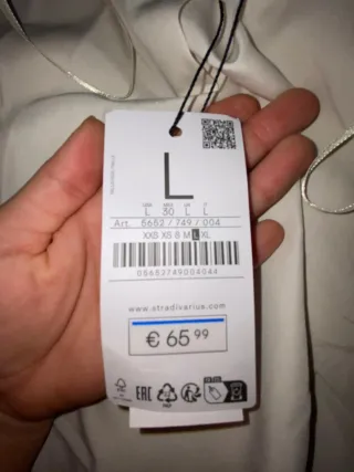 Chaqueta pelo sintético Stradivarius Talla L