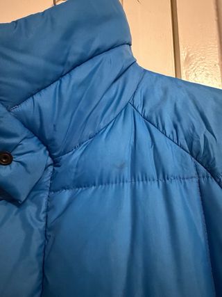 Abrigo acolchado azul