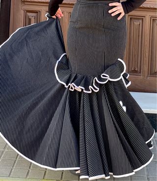 Falda campera Flamenca Gitana Talla 40-42
