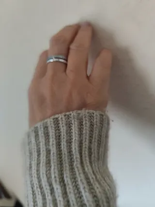 Anillo de plata con circonitas