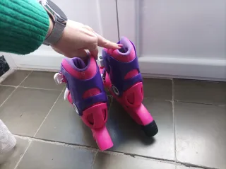 Patines Oxelo rosas y morados talla 28-30