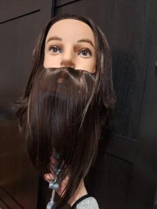 Maniquí hombre para peluqueria. Nuevo, sin habría.