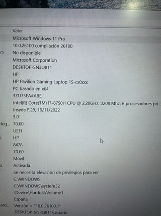 Portátil HP Pavilion 15 Gaming