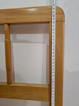 Cabezal de cama de madera