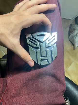 Emblema Transformers metallico