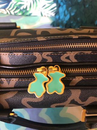 Maletín Tous Negro y Marrón Original