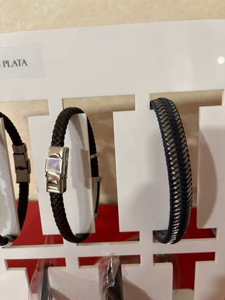 Pulseras de acero para hombre