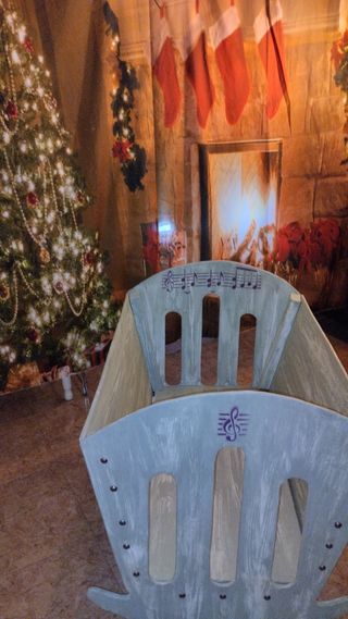 Cuna vintage mecedora primeros meses