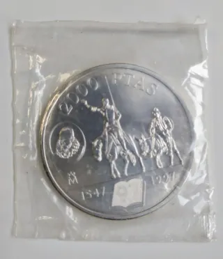 Moneda Plata 2000 Pesetas 1997