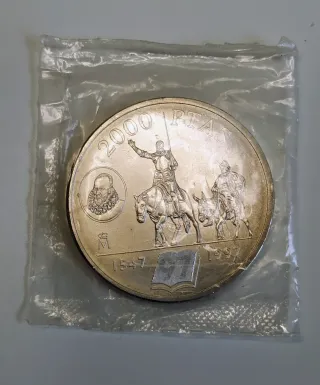 Moneda Plata 2000 Pesetas 1997