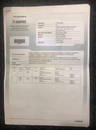 Tubo de escape Akrapovic