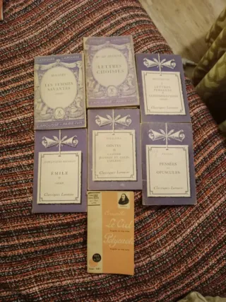 7 libros en francés