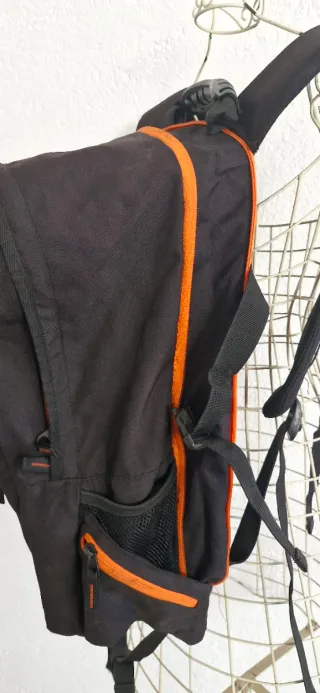 Mochila para casco Negra y Naranja