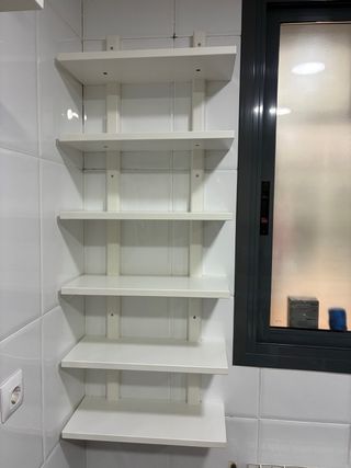 Estantería de cocina IKEA blanca