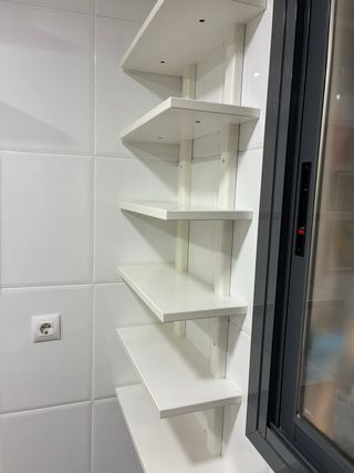 Estantería de cocina IKEA blanca