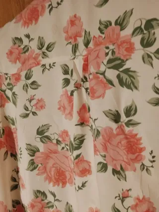 Camisa sin mangas H&M flores T38