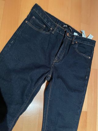 Jeans  Donna Blu Scuro Tg. 42 - Zara