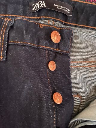 Jeans  Donna Blu Scuro Tg. 42 - Zara