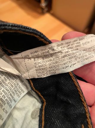 Jeans  Donna Blu Scuro Tg. 42 - Zara