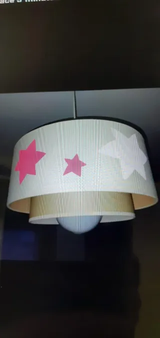 Cortina Estor y Lámpara Estrellas