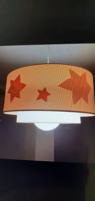 Cortina Estor y Lámpara Estrellas